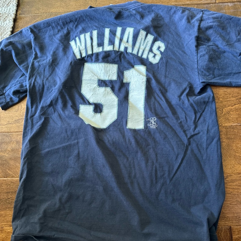 Blue T-Shirt with Williams 51 Print